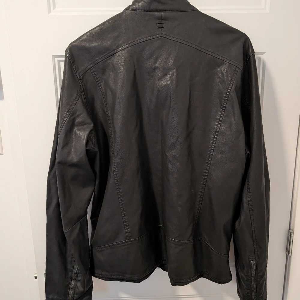 G StarRaw/Empral Deconstructed 3D Biker Jacket Sz XL - Picture 3 of 10